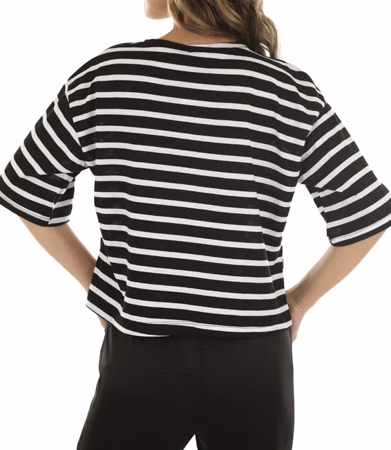 Camiseta Oversized Preta Estampada